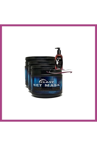 Gees Global Clasy Net Mask 450ml Saç Bakım Maskesi 3 Adet Ile 120ml Playboy Masaj Yağı Gbzs