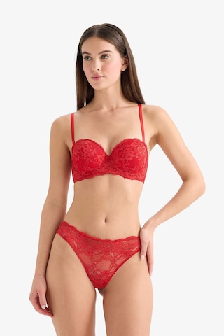 Defacto Dantel Detaylı Dantel Brazilian Külot Fall İn Love G1184ax25wnrd79 Kırmızı-rd79