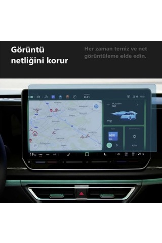 Lexroo Volkswagen Golf 8.5 Multimedya 10.3 İnç İle Uyumlu Ekran Koruyucu Nano Standart