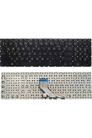 Siyah-ışıksız, Notebook Klavye - Hp 15-db, 15-db1xxx Uyumlui İle Uyumlu