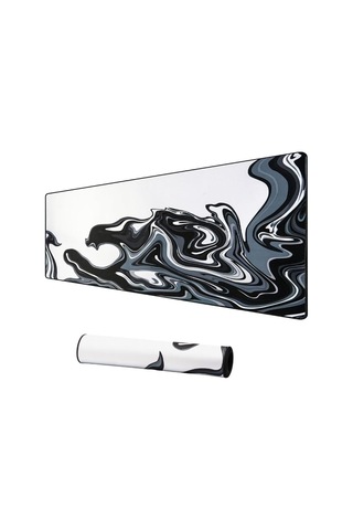 Klasse Pro - 10 Farklı Model Dikişli Kenar 90x40 Cm Oyuncu Gaming Mouse Pad Dark Fade, 90x40 Cm