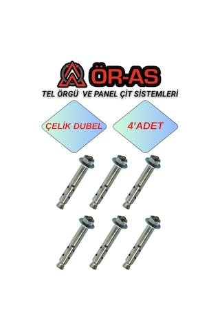 Çelik Dubel - 4 - Adet