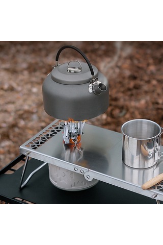 Xindoker Stainless Steel Çadır Masası - Isı Yalıtımı, Kolay Kurulum, Çok Amaçlı, Katlanabilir Tasarım, Taşıma Çantasıyla - Gölge Rengi Çok Renkli