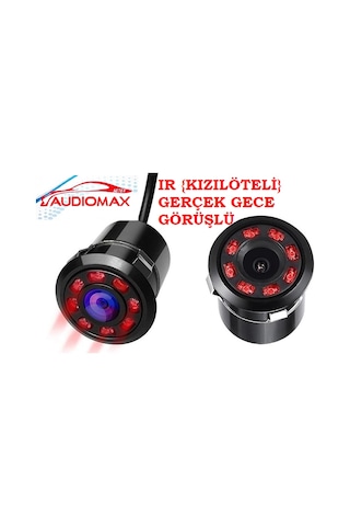 Audiomax Geri Görüş Vites Kamerası Ir Led Gece Görüş Park Çizgili