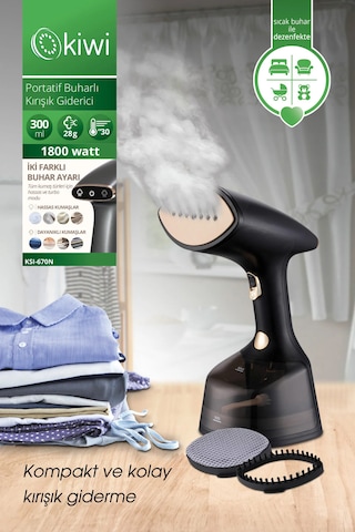Kiwi KSI-670N 1800 W Portatif Buharlı Kırışıklık Giderici