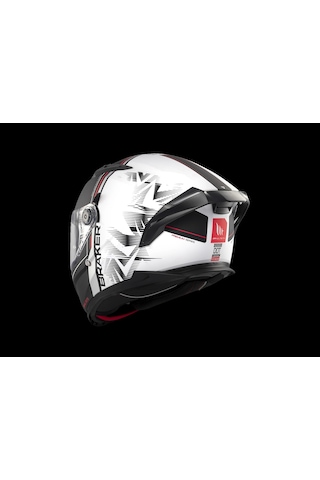 Mt Helmets Braker Sv Charm A1 Mat Beyaz - Siyah