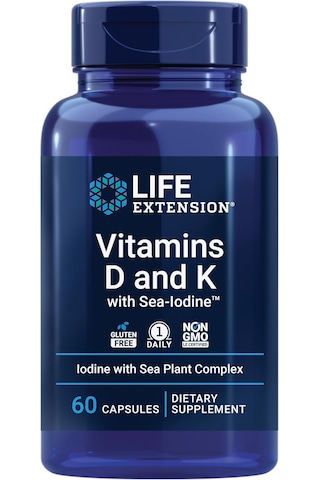 Life Extension Vitamins D And K1 And K2 Sea-ıodine