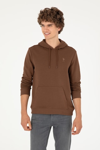 U.s. Polo Assn. Erkek Kahverengi Sweatshirt 50295167-vr029 Kahverengi