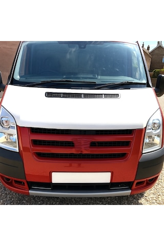 Ford Transit 2006 2013 Tam Kaput Maskesi Beyaz Görünüm Taş Ve Güneş Koruma 1 Adet
