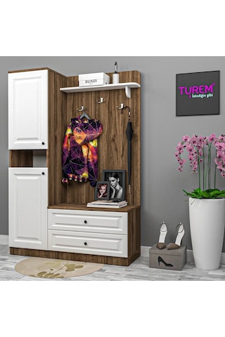 Kristal Membran Portmanto Mdf Antrasit