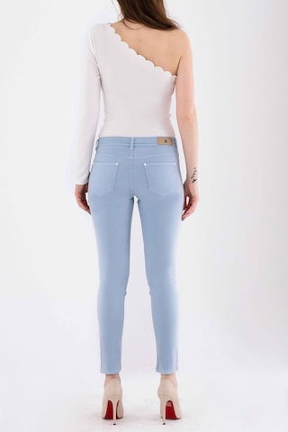 Explosion Minimalist Slim Fit Kadın Pantolon - Günlük Kullanım Açık Mavi