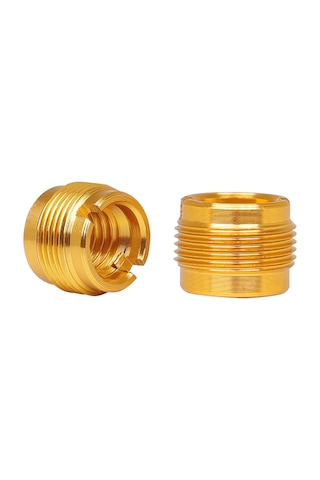 Ranyeek Mikrofon Stant Dönüştürücü Vidalari 2 Adet - 3/8" Dan 5/8" E Bakır-nikel Malzeme Dayanıklı Pas Koruma