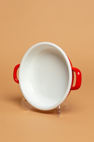 La Vita Rossa Vintage Emaye Kırmızı Sahan Ebutay Kırmızı