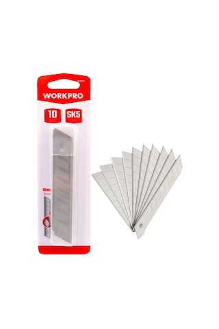 Workpro Wp212002 18mm 10lu Maket Bıçağı Yedeği Fr Wp212002