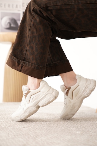 Daxtors D0141 Kadın Günlük Ortopedik Sneaker Spor Ayakkabı Taba