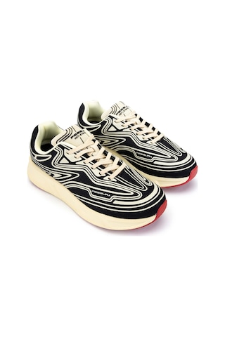 Fessura Erkek Tekstil Siyah/kemik Sneakers & Spor Ayakkabı 1001 Rex001 Erk Ayk Y24 Black/bone Çok Renkli