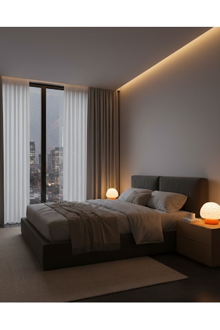 Elana Design Mumi Mantar Abajur - Abajur Ve Gece Lambası Turuncu