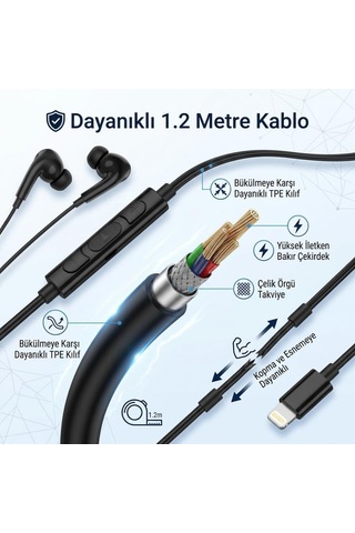 Lexroo Dijital Mikrofonlu Kablolu Kulaklık "kablolu Kulaklık"