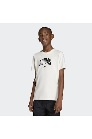 Adidas Ke1347 J Colleg T Çocuk Tişört Beyaz