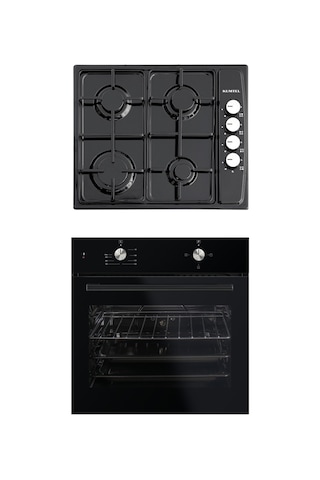 Kumtel B66 S2 - KO-410 BF Siyah Ankastre Set