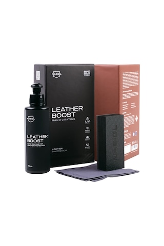 Nasiol Leatherboost Araç Ev Ofis Deri Yüzeyler için Nano Kaplama Deri Bakımı 1 Yıl Dayanım 150 ML