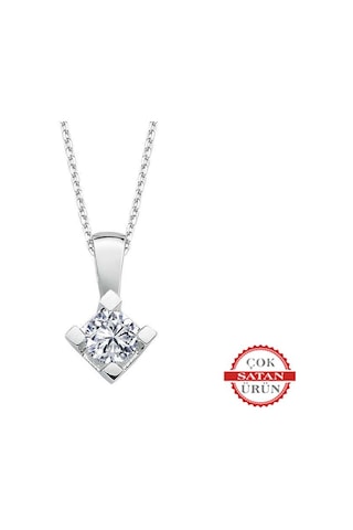 Sirius F Renk 0,20 Karat Tektaş Kolye 0817P0043