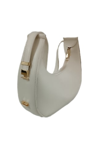 Benny Bayan Kol Çantası Baget Çanta Krem