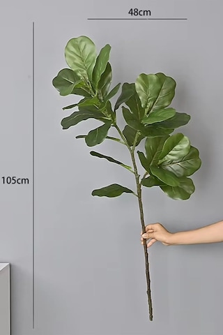 Yapay Ağac İncir Bitkisi 3 Dallı 105 Cm Saksısız