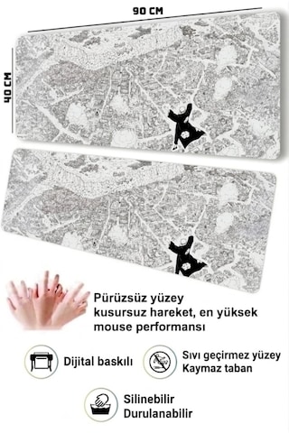 Derdenix Anime Series: Naruto Pain İcon Edition 90x40 Mousepad Çok Renkli