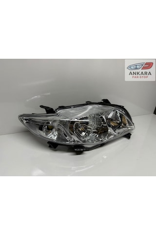 Toyota Corolla 2007 - 2009 Sedan Far Lambası Ön Sağ Sağ Far