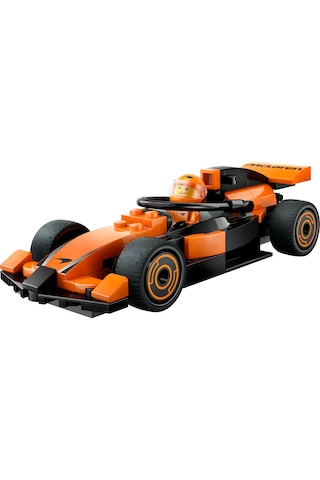 LEGO® City McLaren Yarış Arabalı F1® Sürücüsü 60442 - 6 Yaş ve Üzeri Çocuklar için Mini Yarış Arabası İçeren Oyuncak Yapım Seti (86P)