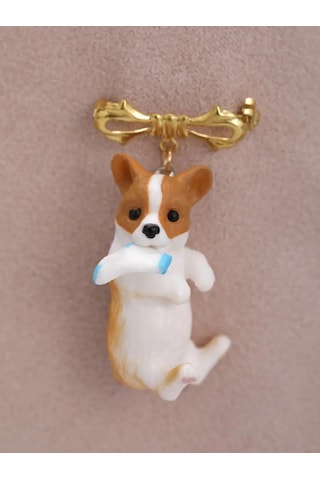 Blucome Broş 167722734 Kahve