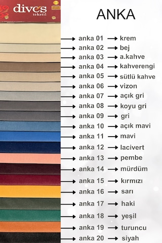 Anka Serisi Premium Silinebilir Döşemelik Kumaş Bej