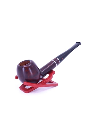 Şahin Kırmızı Yıldız Billiard 9mm Filtreli Ebonit Saplı Pipo 237060-103 Model 2