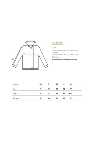 Brz Collection Oversize Unisex Basic Hoodie-siyah Siyah