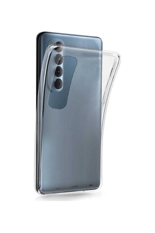 Kilifone - Oppo Reno 4 Pro 4g Uyumlu - Kılıf Şeffaf Soft Slim Fitt Süper Silikon Kapak - Şeffaf