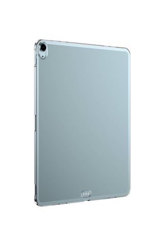 iPad Uyumlu  Air 11 2024 Kılıf Tlzn Tablet Süper Silikon Kapak - Şeffaf Arka Kapak