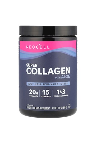 Super Collagen With Aloe 20 G Collagen 15 Servis 1&3 Collagen Types