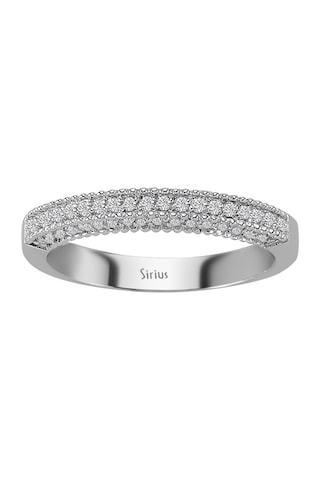 Sirius G Renk Toplam 0.33K Pırlanta Yarım Tur Yüzük 0807R0033