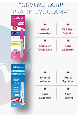 Hamilelik Planlama Seti - 5 Adet Ovulasyon Yumurtlama + 2 Adet Erken Gebelik Testi