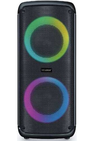 Leader LP-6040 6.5 incx2 RGB Taşınabilir Ses Sistemi