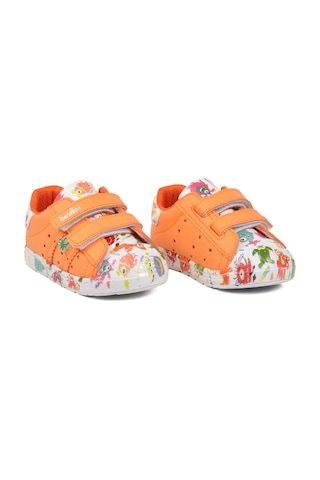 United Colors of Benetton Turuncu Cırtlı Hafif Bebek Spor Ayakkabı Bn-30965 B