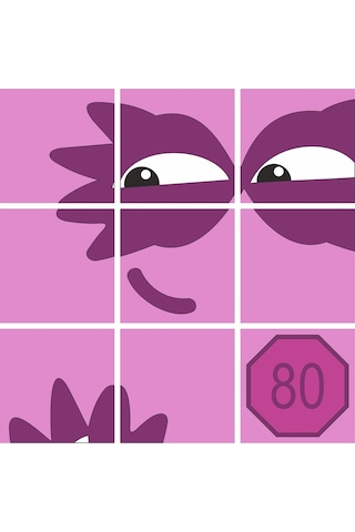 Number Blocks Matematik Eğitici Birim Küp Snapcubes /71-80 Sticker 18 Pcs