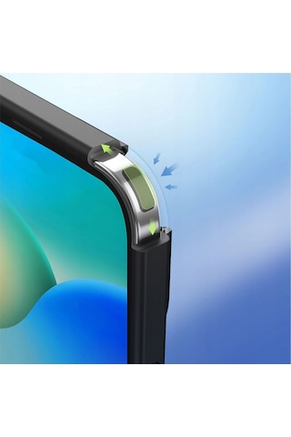 Rock Apple Uyumlu iPhone 14 Plus Guard Şeffaf Kılıf Mavi Mavi