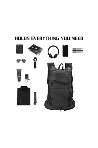 Hidrasyon Sırt Çantası, 8l Yüksek Görünürlük Yansıtıcı Bisiklet Hidrasyon Sırt Çantası Açık Hava Sporları Yürüyüş Yürüyüş Sırt Çantası Seyahat Gündüzü Omuz Çantası Altın