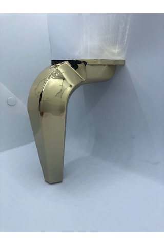 PLASTİK,15 CM GOLD KAPLAMA,KOLTUK,MOBİLYA AYAĞI (4 ADET)