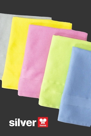Silver Home Mikrofiber Dekoratif Cam Bezi 5'li 42 x 68 CM