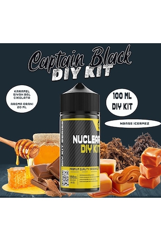 Nuclear 100 ML Dıy Kit Captain Blacke Gıda Aroma ( 20 ML Aroma içerir )