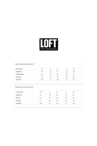 LOFT Loose Fit Kadın Gömlek U.kol Lf2035396 Q1.v1 Lacivert