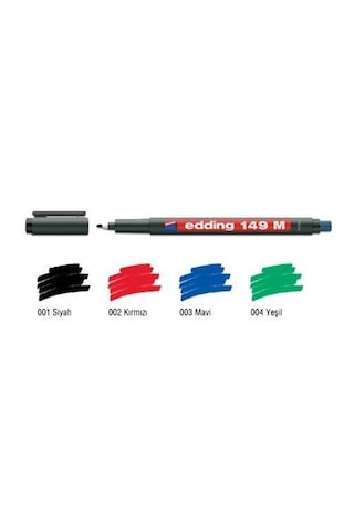 Edding Asetat Kalemi M Seri 149m 1.0 MM Siyah
